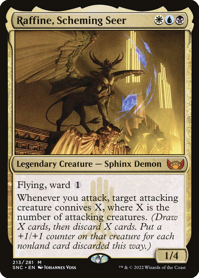 Raffine, Scheming Seer | SNC (Foil) - Card Scan