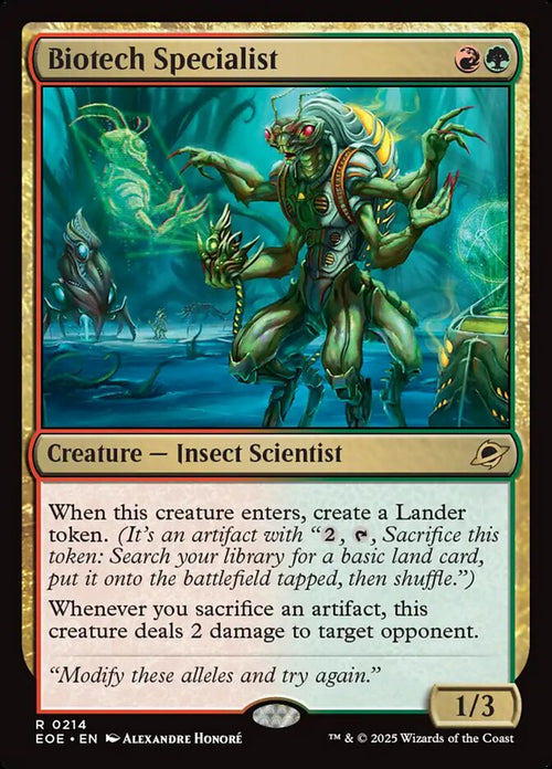Biotech Specialist Card Scan