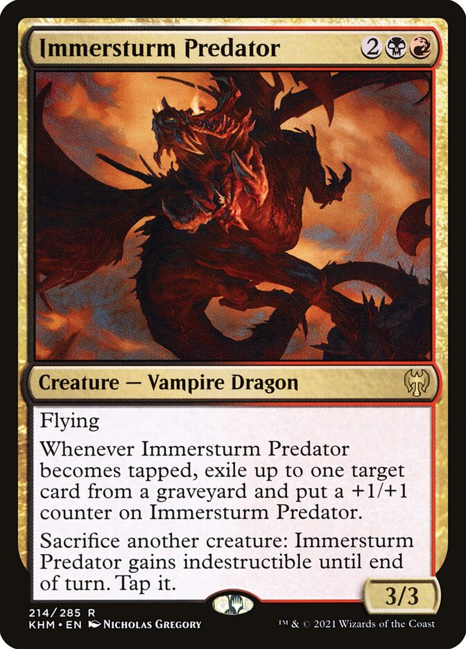 Card Scan of Immersturm Predator | KHM