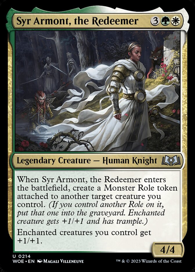Card Scan of Syr Armont, the Redeemer | WOE