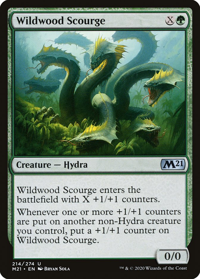 Card Scan of Wildwood Scourge | M21