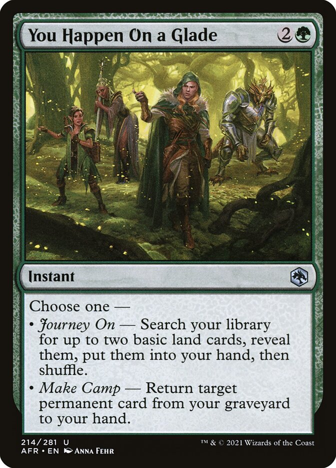 You Happen On a Glade | AFR (Foil)