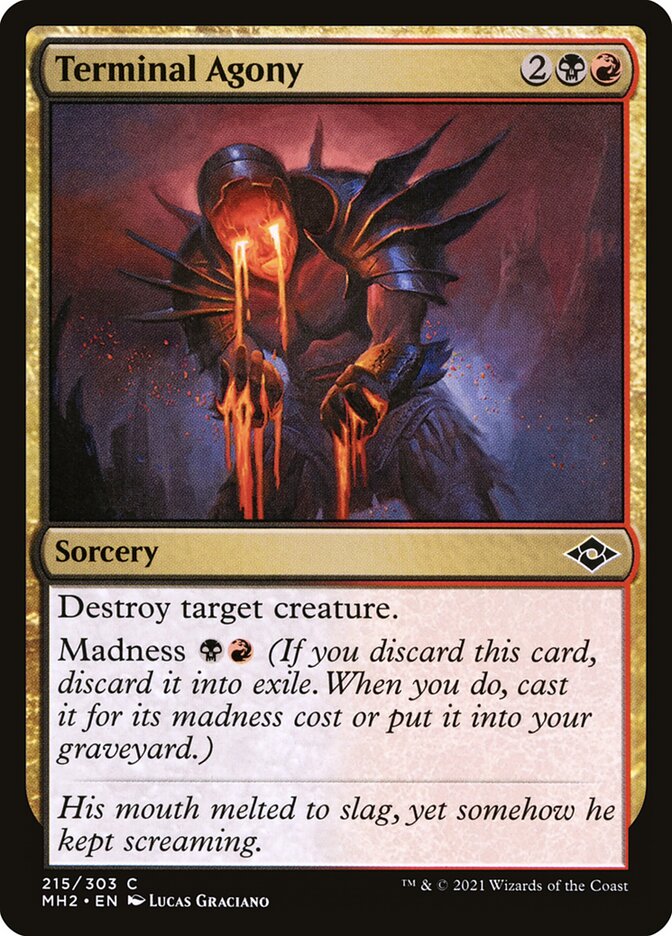 Card Scan of Terminal Agony | MH2