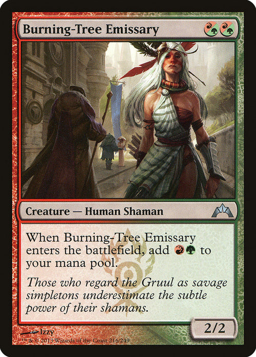 Card Scan of Burning-Tree Emissary | GTC