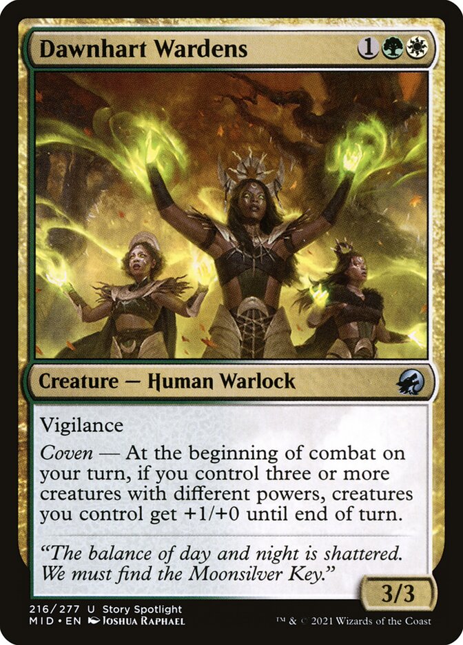 Card Scan of Dawnhart Wardens | MID