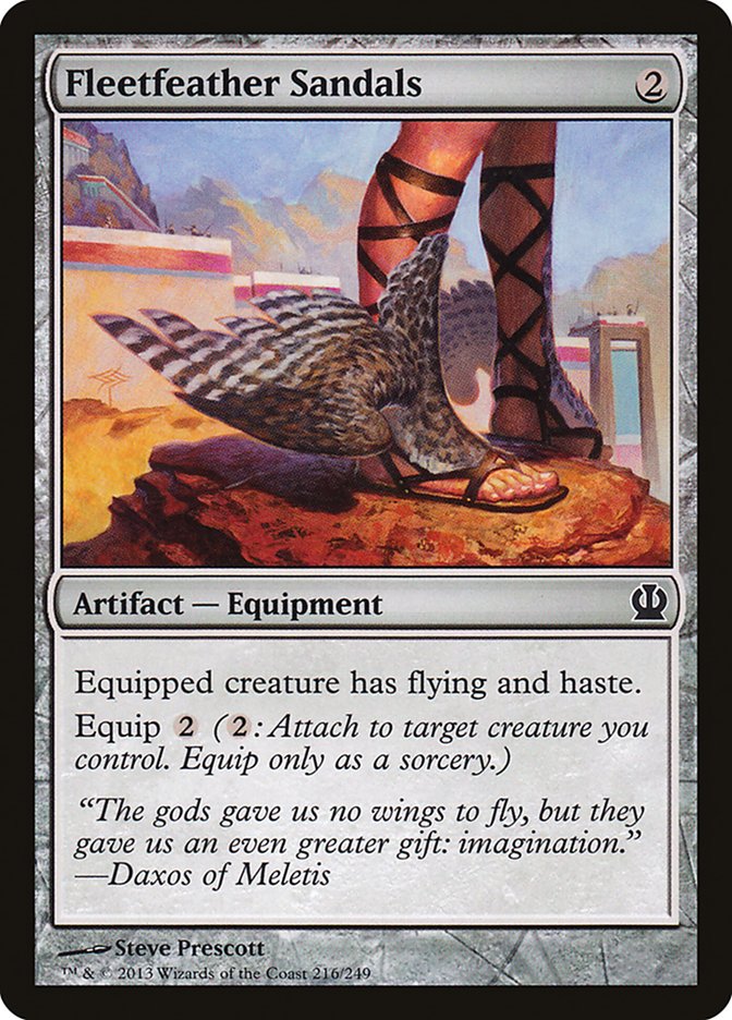 Card Scan of Fleetfeather Sandals | THS