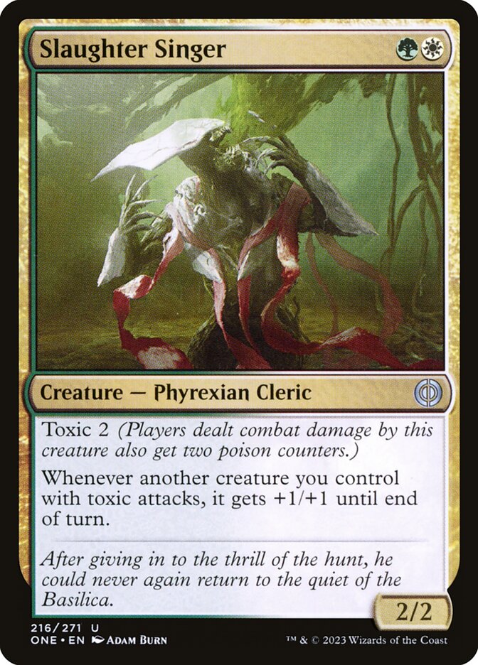Card Scan of Slaughter Singer | ONE