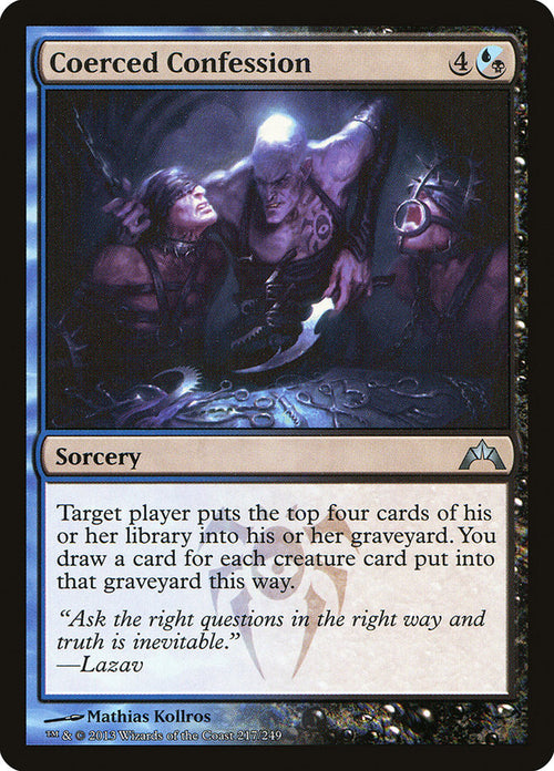 Card Scan of Coerced Confession | GTC