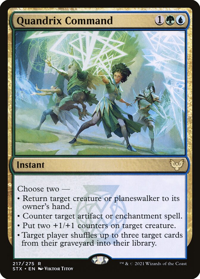 Card Scan of Quandrix Command | STX