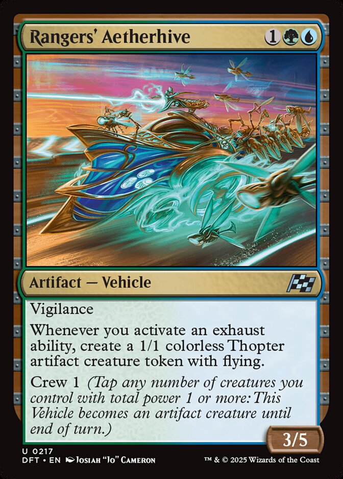 Card Scan of Rangers' Aetherhive | DFT