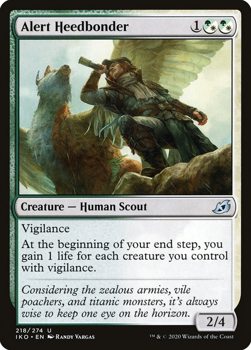 Card Scan of Alert Heedbonder | IKO