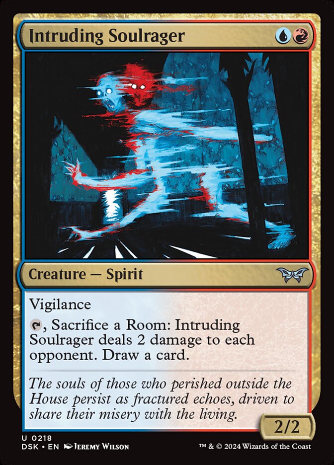 Card Scan of Intruding Soulrager | DSK