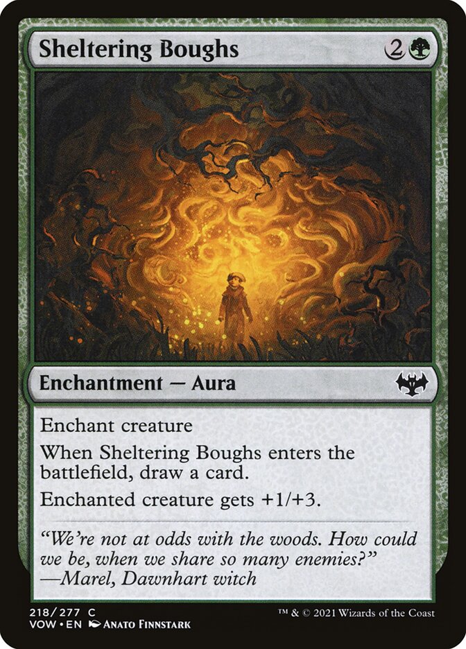 Card Scan of Sheltering Boughs | VOW