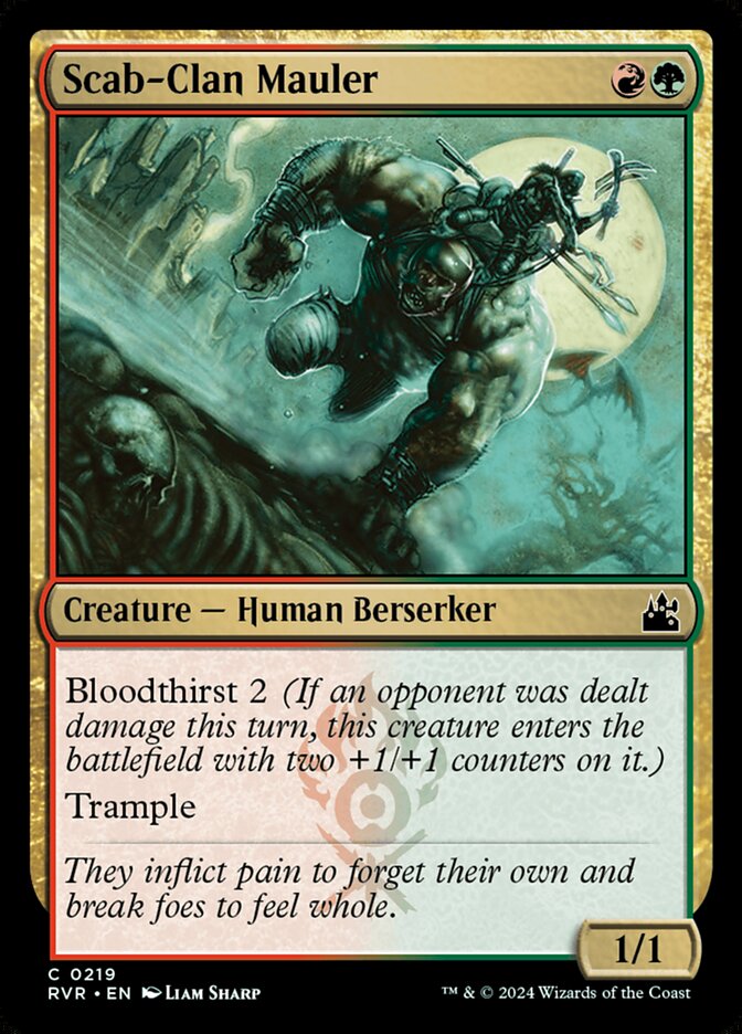 Card Scan of Scab-Clan Mauler | RVR