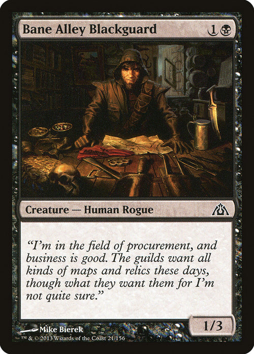 Card Scan of Bane Alley Blackguard | DGM