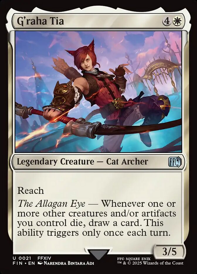 Card Scan of G'raha Tia | FIN