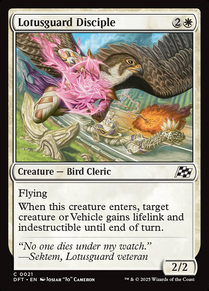 Card Scan of Lotusguard Disciple | DFT