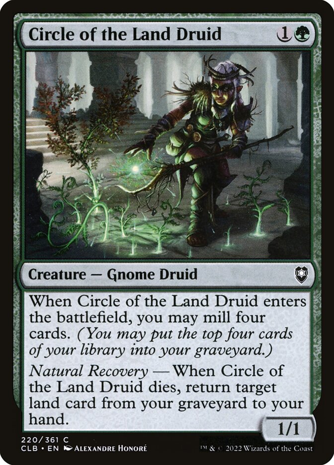 Card Scan of Circle of the Land Druid | CLB