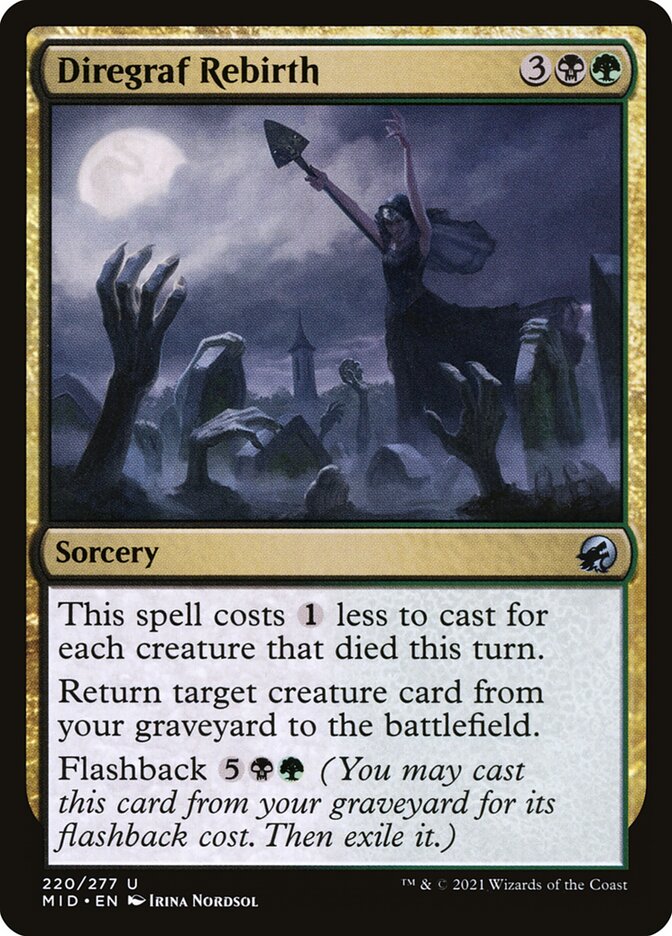 Card Scan of Diregraf Rebirth | MID