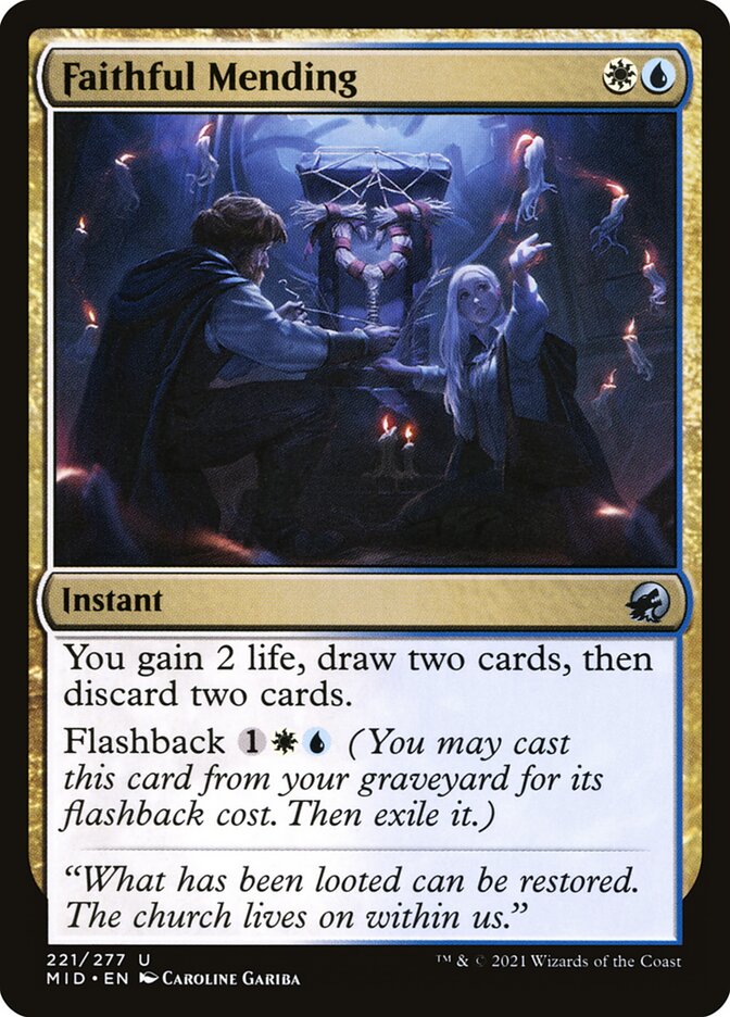 Card Scan of Faithful Mending | MID