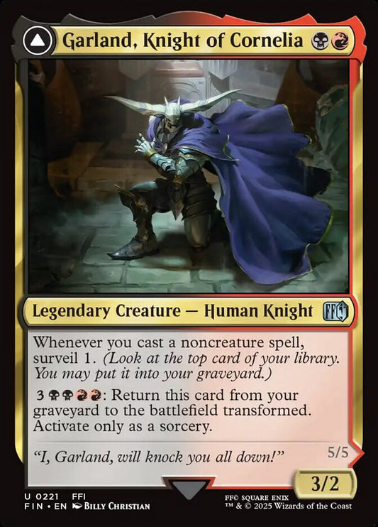 Garland, Knight of Cornelia // Chaos, the Endless | FIN