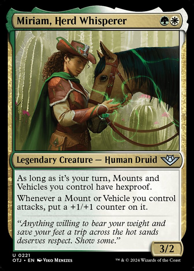 Card Scan of Miriam, Herd Whisperer | OTJ