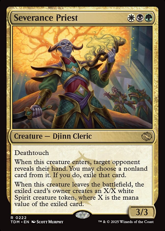 Card Scan of Severance Priest | TDM