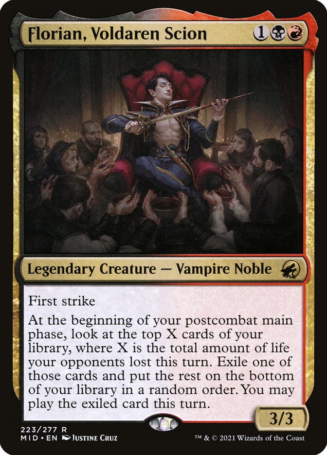 Card Scan of Florian, Voldaren Scion | MID