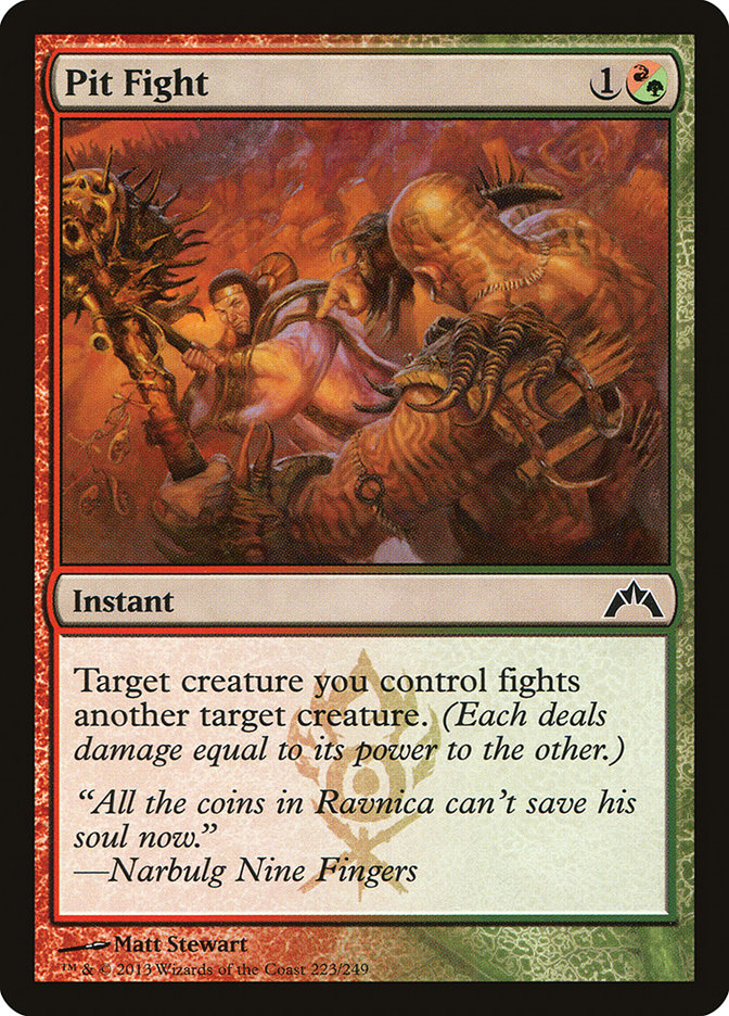 Card Scan of Pit Fight | GTC