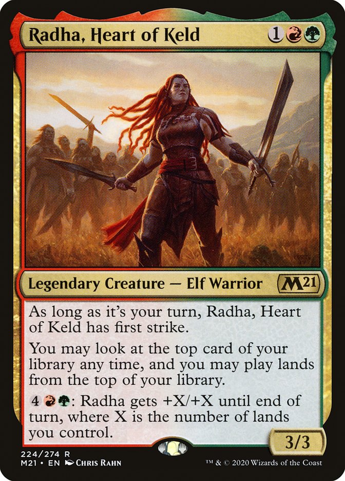 Card Scan of Radha, Heart of Keld | M21