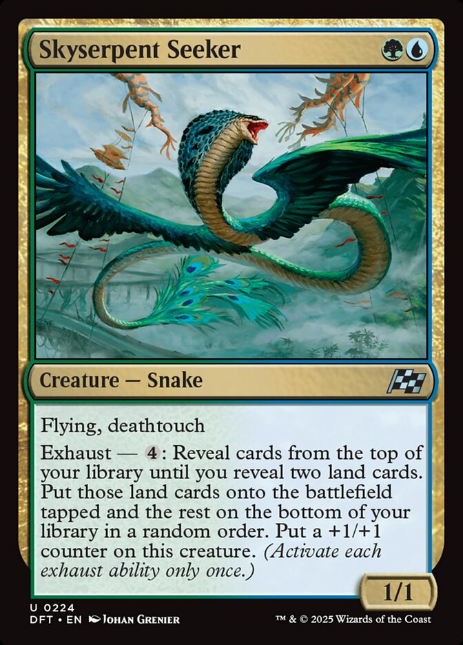 Card Scan of Skyserpent Seeker | DFT