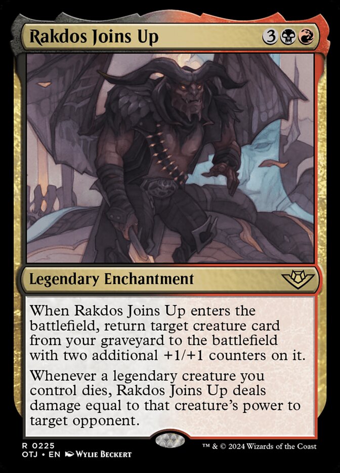 Card Scan of Rakdos Joins Up | OTJ