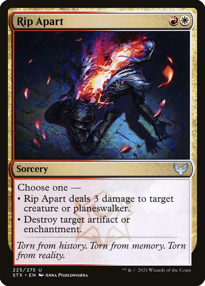 Card Scan of Rip Apart | STX