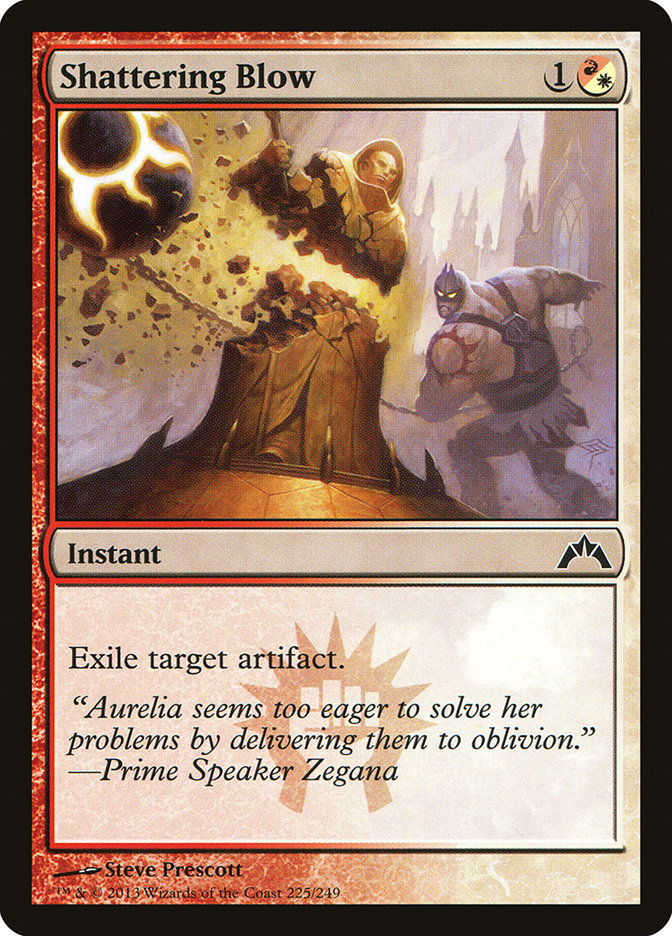 Card Scan of Shattering Blow | GTC