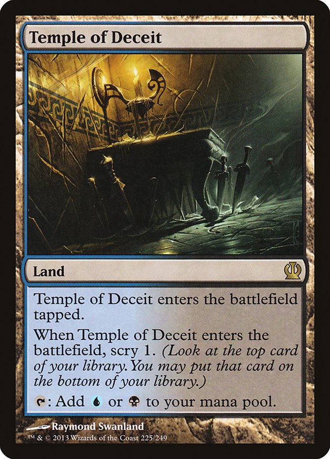 Card Scan of Temple of Deceit | THS