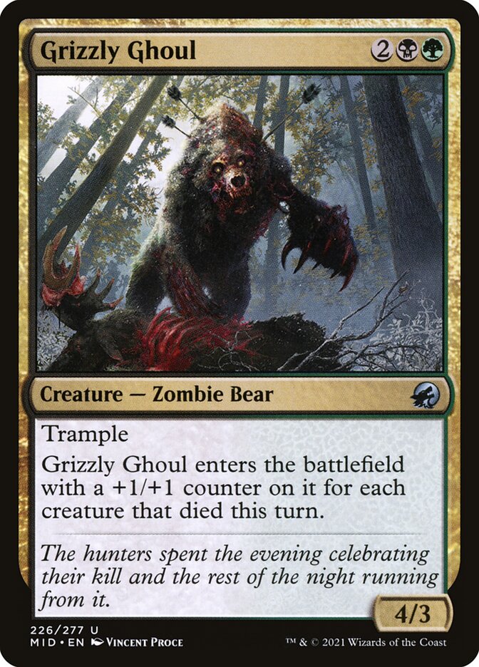 Card Scan of Grizzly Ghoul | MID