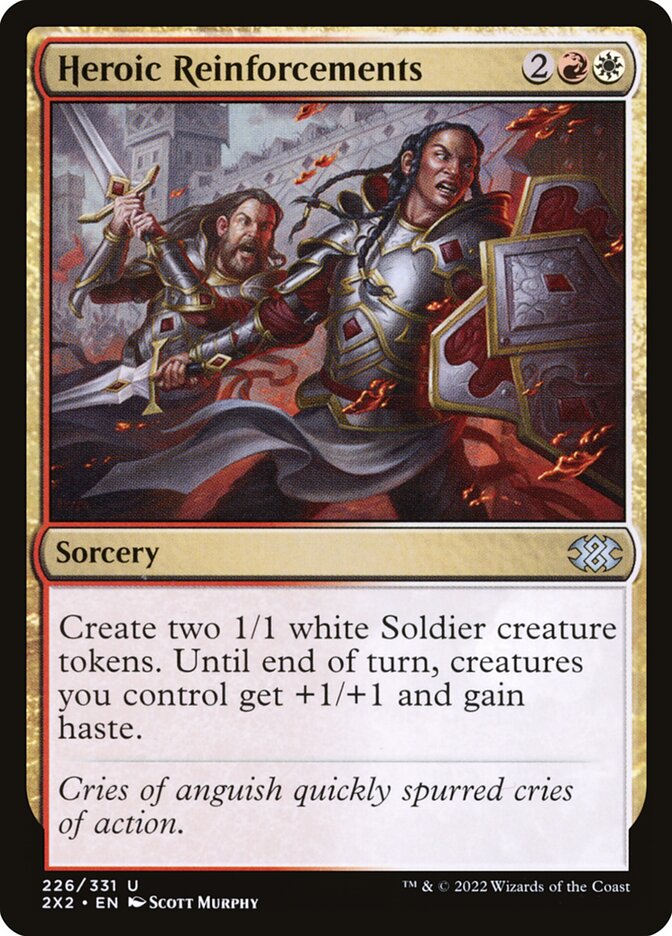 Card Scan of Heroic Reinforcements | 2X2