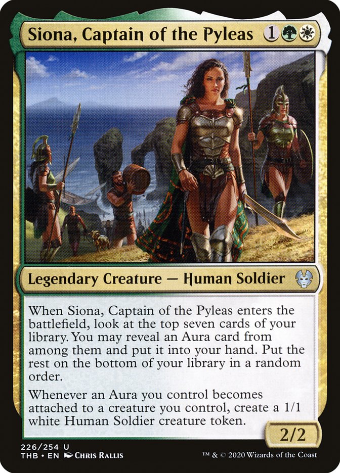 Card Scan of Siona, Captain of the Pyleas | THB