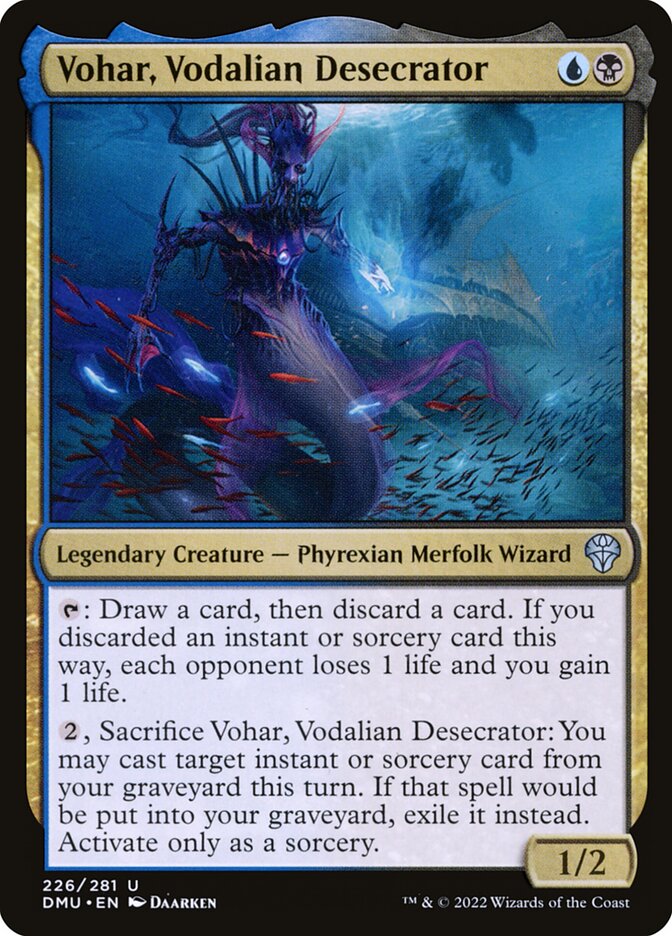 Card Scan of Vohar, Vodalian Desecrator | DMU