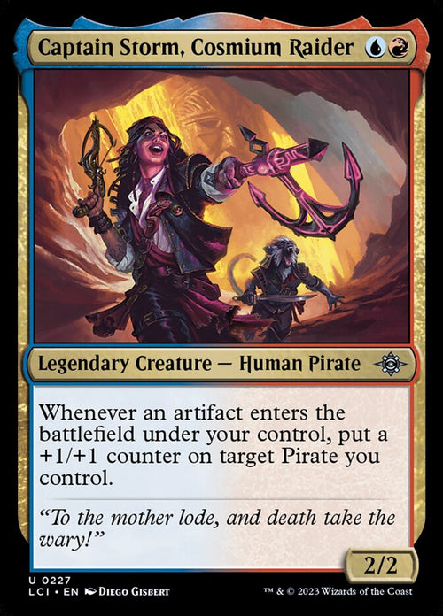 Card Scan of Captain Storm, Cosmium Raider | LCI
