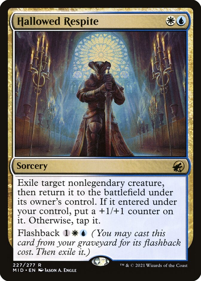 Card Scan of Hallowed Respite | MID