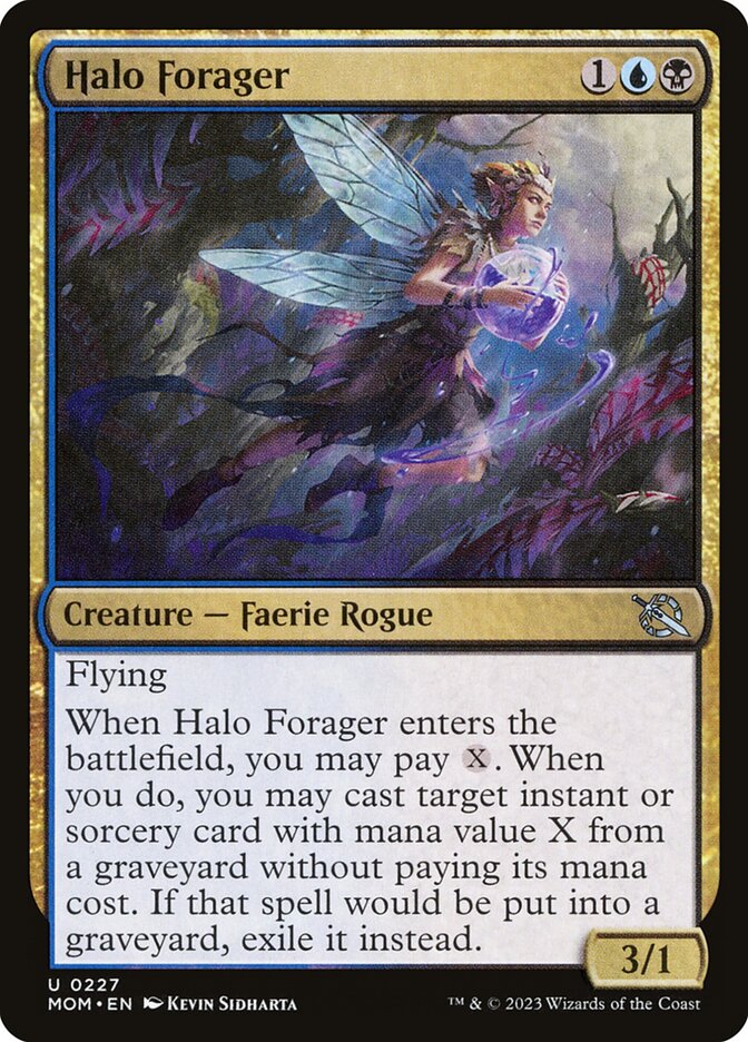 Card Scan of Halo Forager | MOM