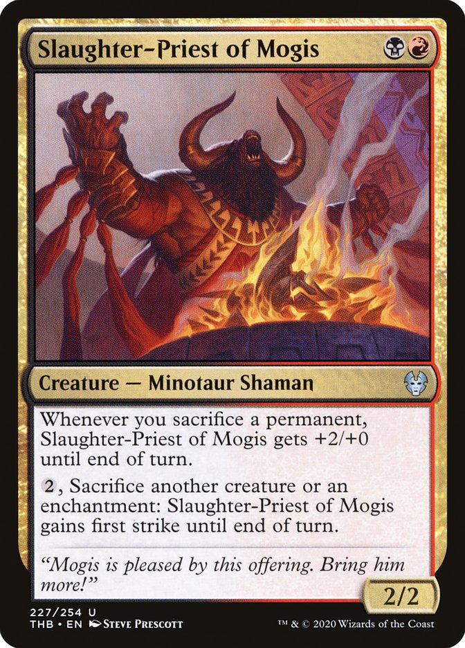 Card Scan of Slaughter-Priest of Mogis | THB
