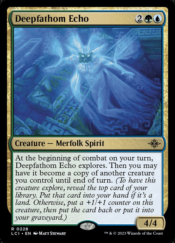 Card Scan of Deepfathom Echo | LCI
