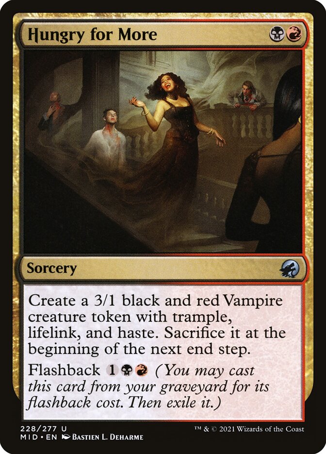 Card Scan of Hungry for More | MID