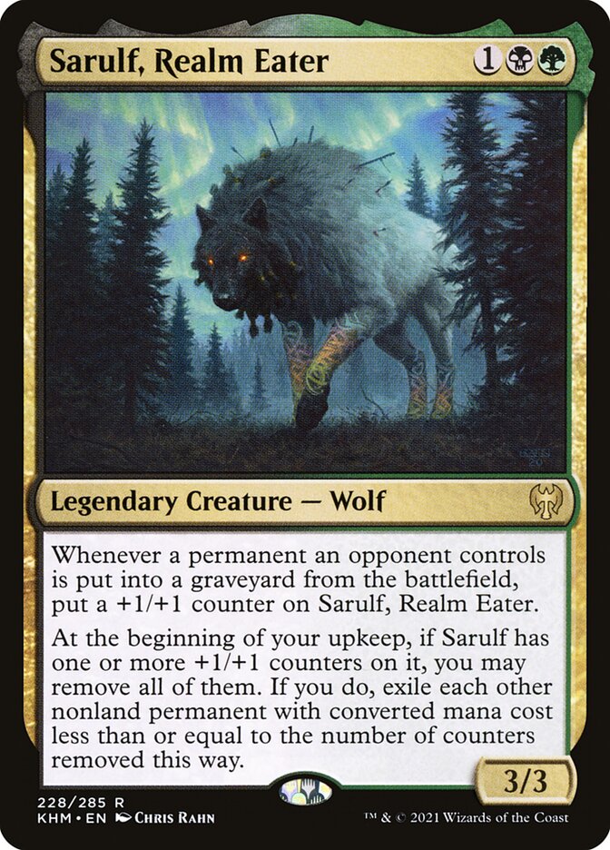 Card Scan of Sarulf, Realm Eater | KHM