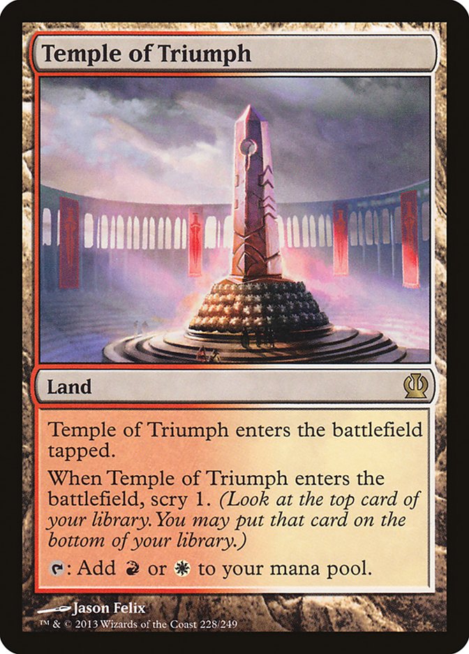 Card Scan of Temple of Triumph | THS