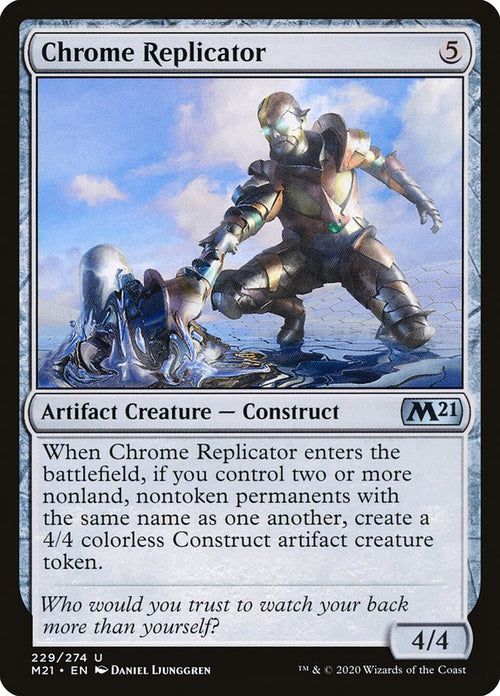 Card Scan of Chrome Replicator | M21