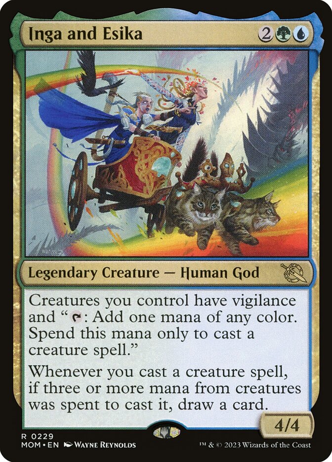 Card Scan of Inga and Esika | MOM