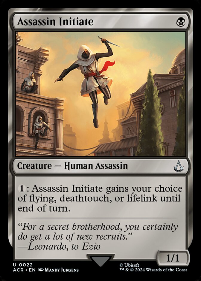 Card Scan of Assassin Initiate | ACR